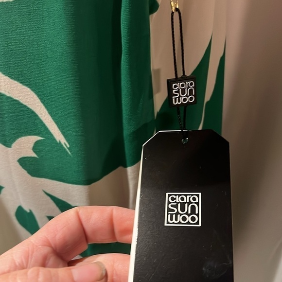 Dressy palazzo pant suit set matching cowl neck  tank by Clara sun woo - Picture 8 of 8